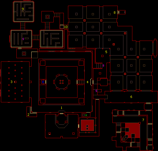 Doom 64 TC level 14: Dark Citadel