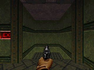 Taking the Soul Sphere in Doom 64 map 32, HECTIC