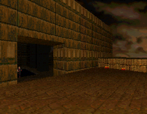 PlayStation Final Doom level 1, ATTACK: Start screen