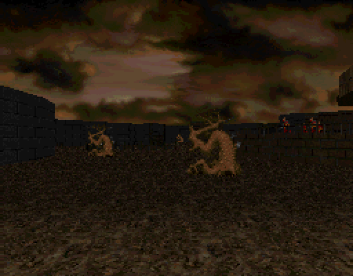 PlayStation Final Doom level 29, THE DEATH DOMAIN: Start screen